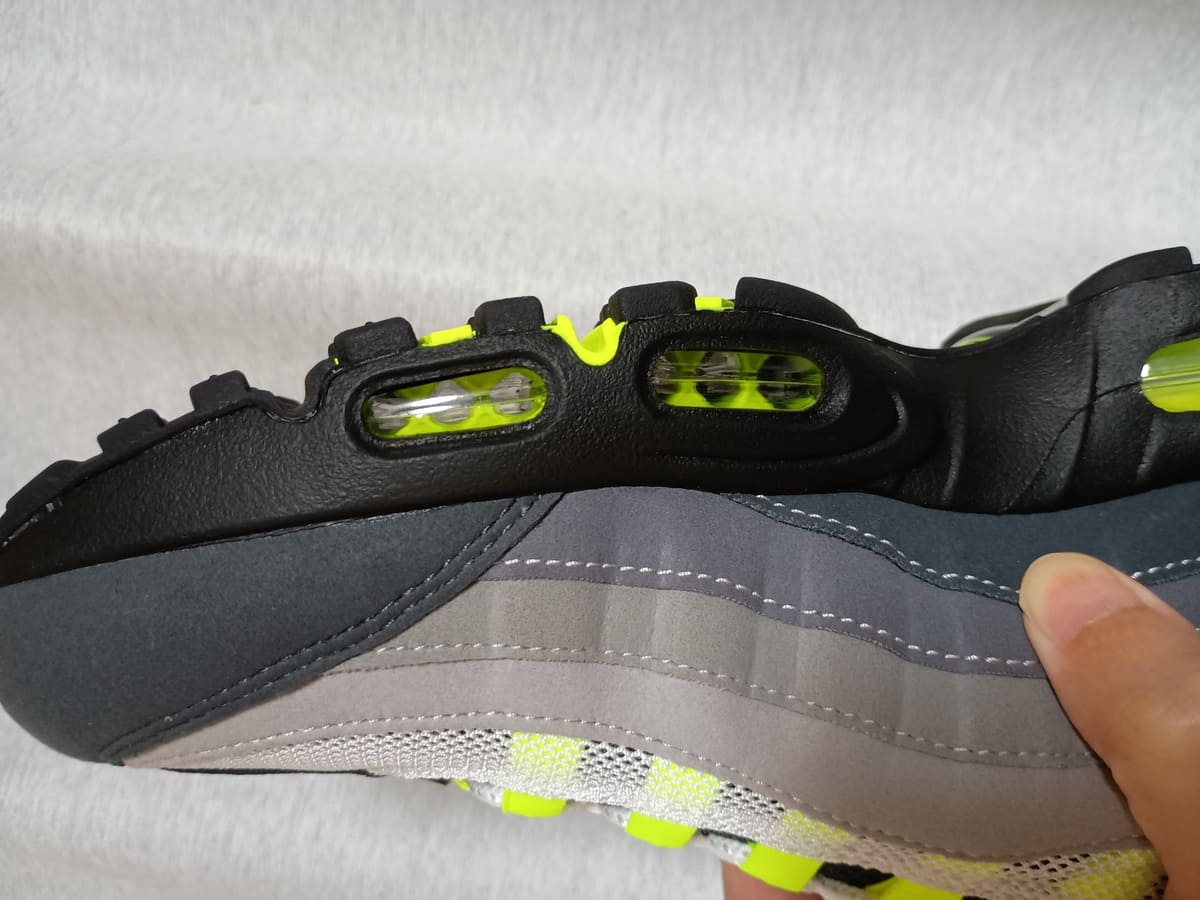 2026年復刻 エアマックス95 イエローグラデを徹底レビュー!ビッグバブルの進化を写真46枚で解説